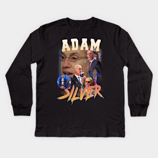 Adam Silver Commissioner Kids Long Sleeve T-Shirt